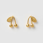 Brinco Cereja Pacha - Ouro 18K | SILLENE
