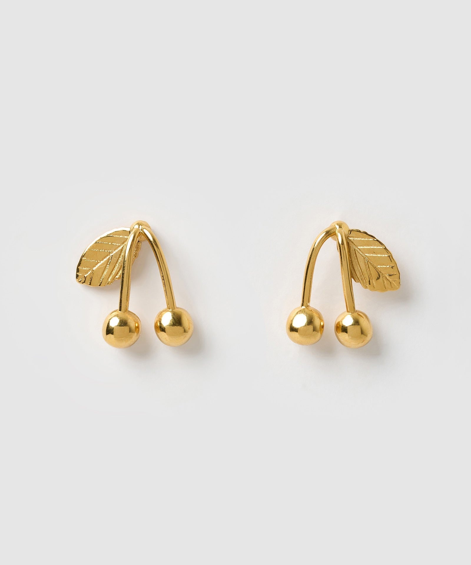 Brinco Cereja Pacha - Ouro 18K | SILLENE
