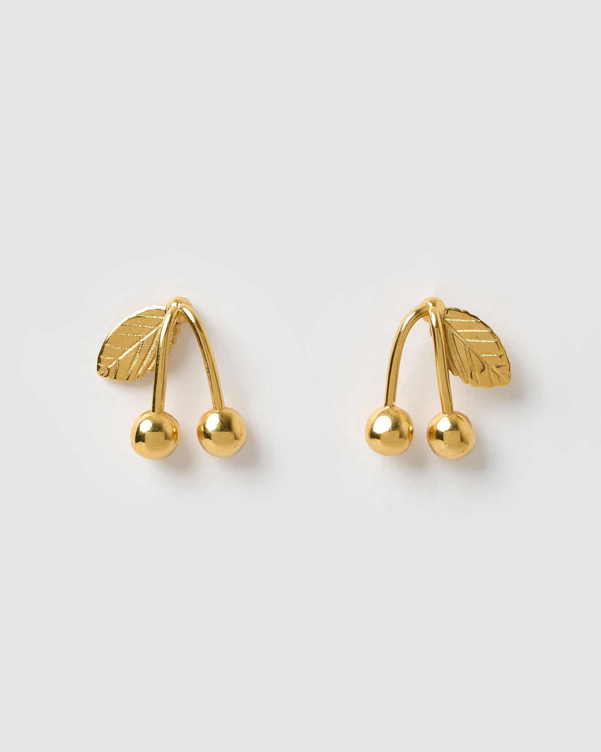 Brinco Cereja Pacha - Ouro 18K | SILLENE