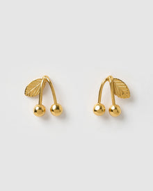 Brinco Cereja Pacha - Ouro 18K | SILLENE