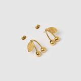 Brinco Cereja Pacha - Ouro 18K | SILLENE