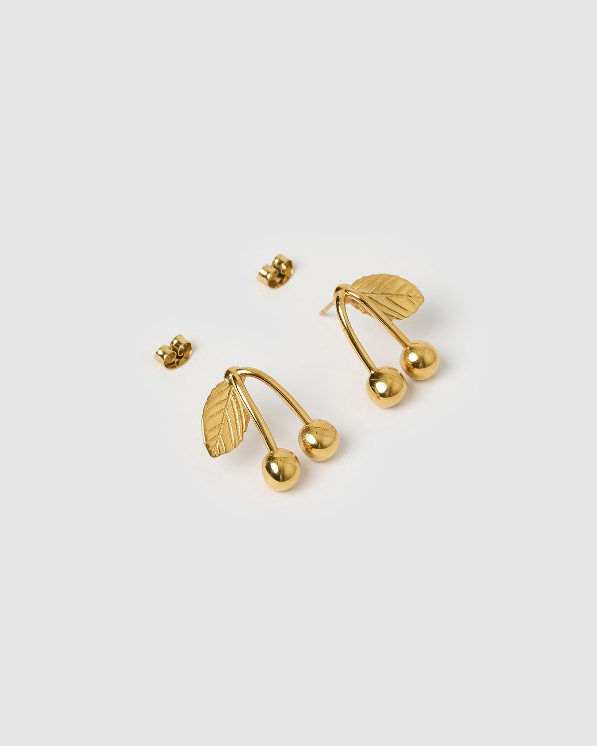 Brinco Cereja Pacha - Ouro 18K | SILLENE