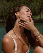 Brinco Chantal (Clip-On) - Ouro 18K | SILLENE