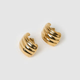 Brinco Chantal (Clip-On) - Ouro 18K | SILLENE