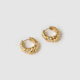 Brinco Cici - Ouro 18K | SILLENE - Maxi - 20mm