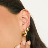 Brinco Cici - Ouro 18K | SILLENE - uso
