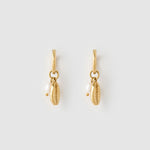 Brinco Concha Coralie Pérola - Ouro 18K | SILLENE