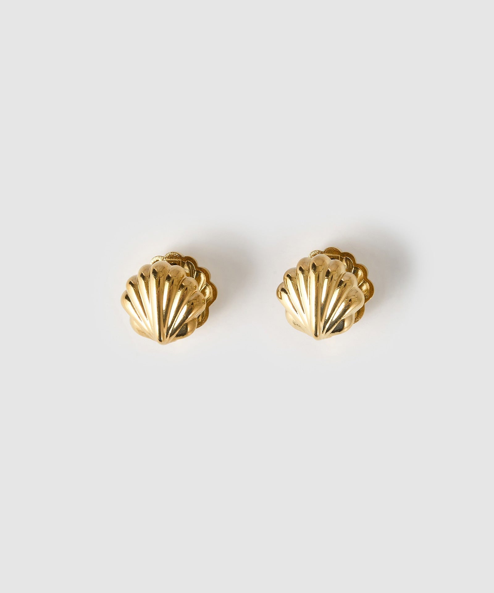 Brinco Concha Kaia - Ouro 18K | SILLENE