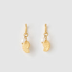 Brinco Concha Kaya Pérola - Ouro 18K | SILLENE