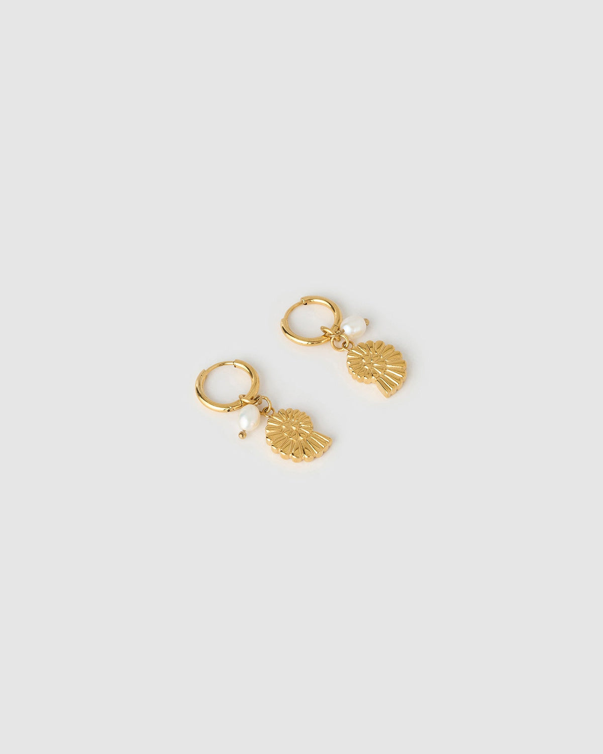 Brinco Concha Kaya Pérola - Ouro 18K | SILLENE