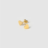 Brinco Coração Heartbeat - Ouro 18K | SILLENE
