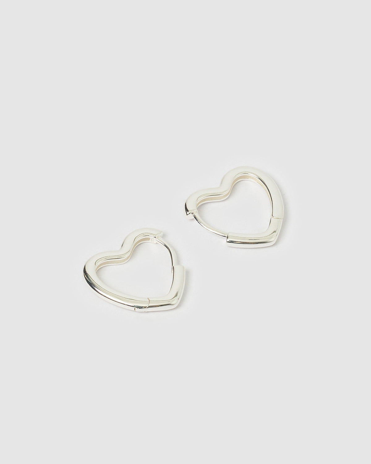 Brinco Coração Sweetheart Grande - Prata | SILLENE