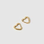 Brinco Coração Sweetheart Pequeno - Ouro 18K | SILLENE