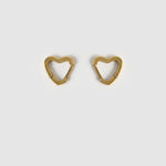 Brinco Coração Sweetheart Pequeno - Ouro 18K | SILLENE