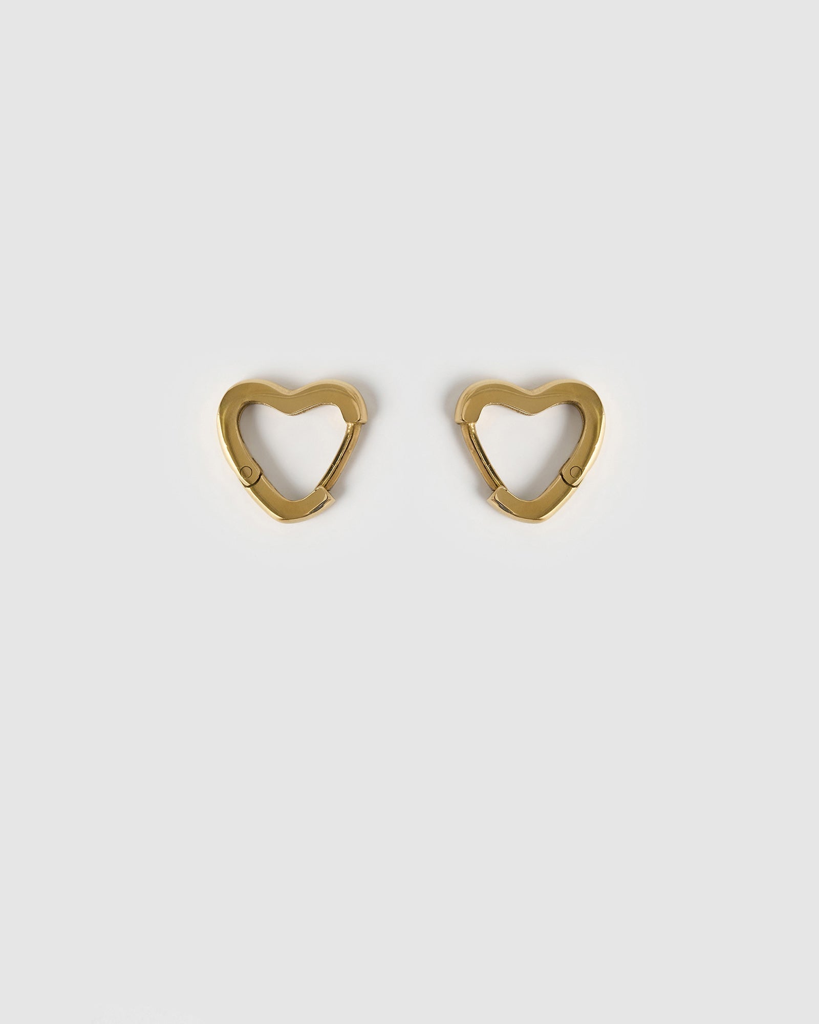 Brinco Coração Sweetheart Pequeno - Ouro 18K | SILLENE