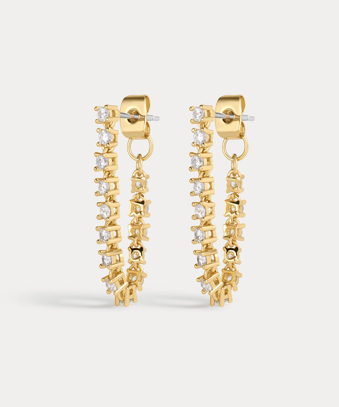Brinco Corrente Ballier - Ouro 18K | SILLENE