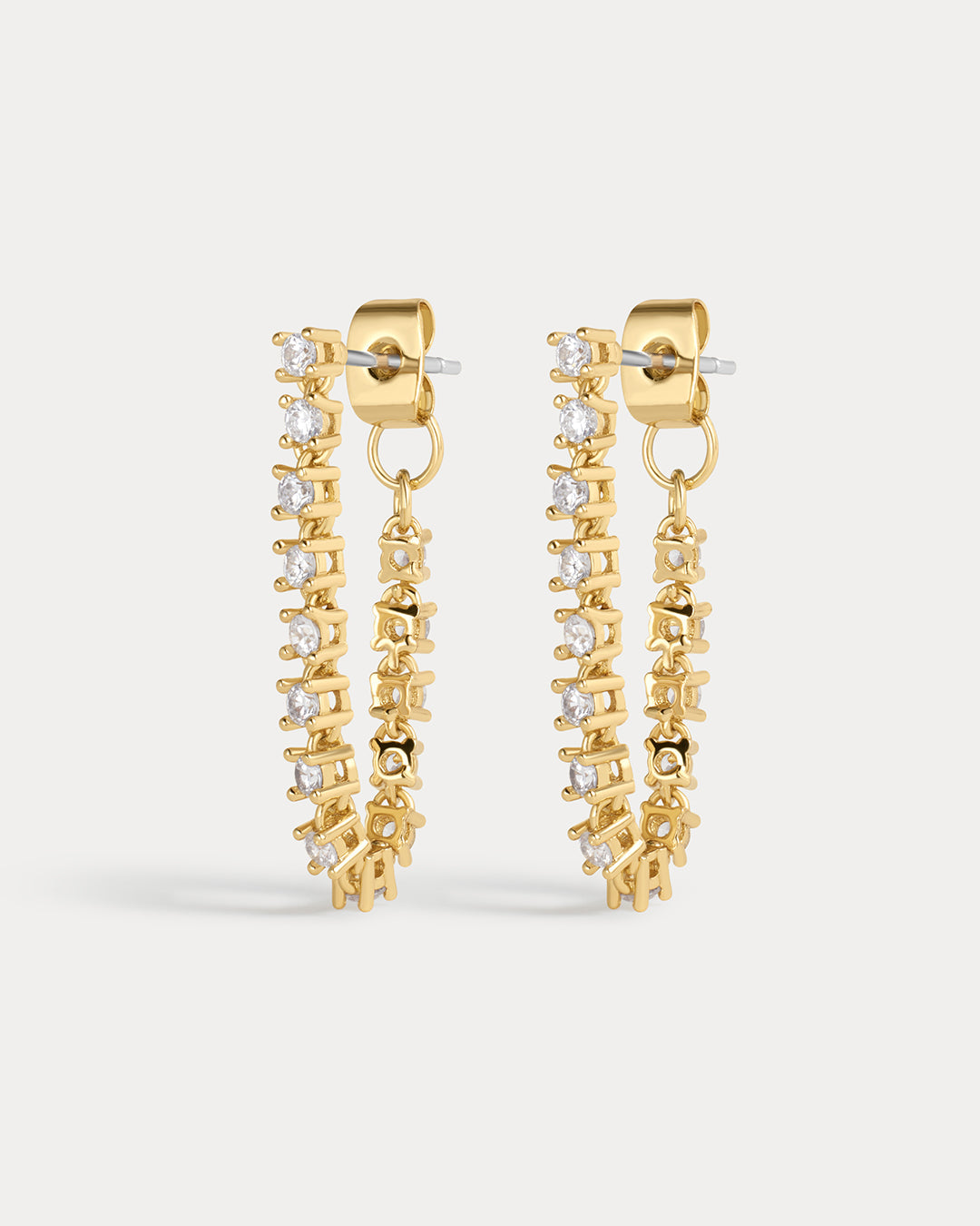 Brinco Corrente Ballier - Ouro 18K | SILLENE