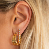 Brinco Corrente Ballier - Ouro 18K | SILLENE - detalhe