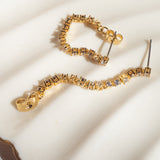 Brinco Corrente Ballier - Ouro 18K | SILLENE - uso