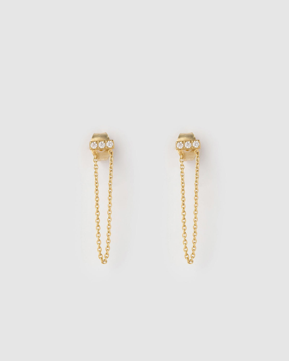 Brinco Corrente Blair - Ouro 18K | SILLENE
