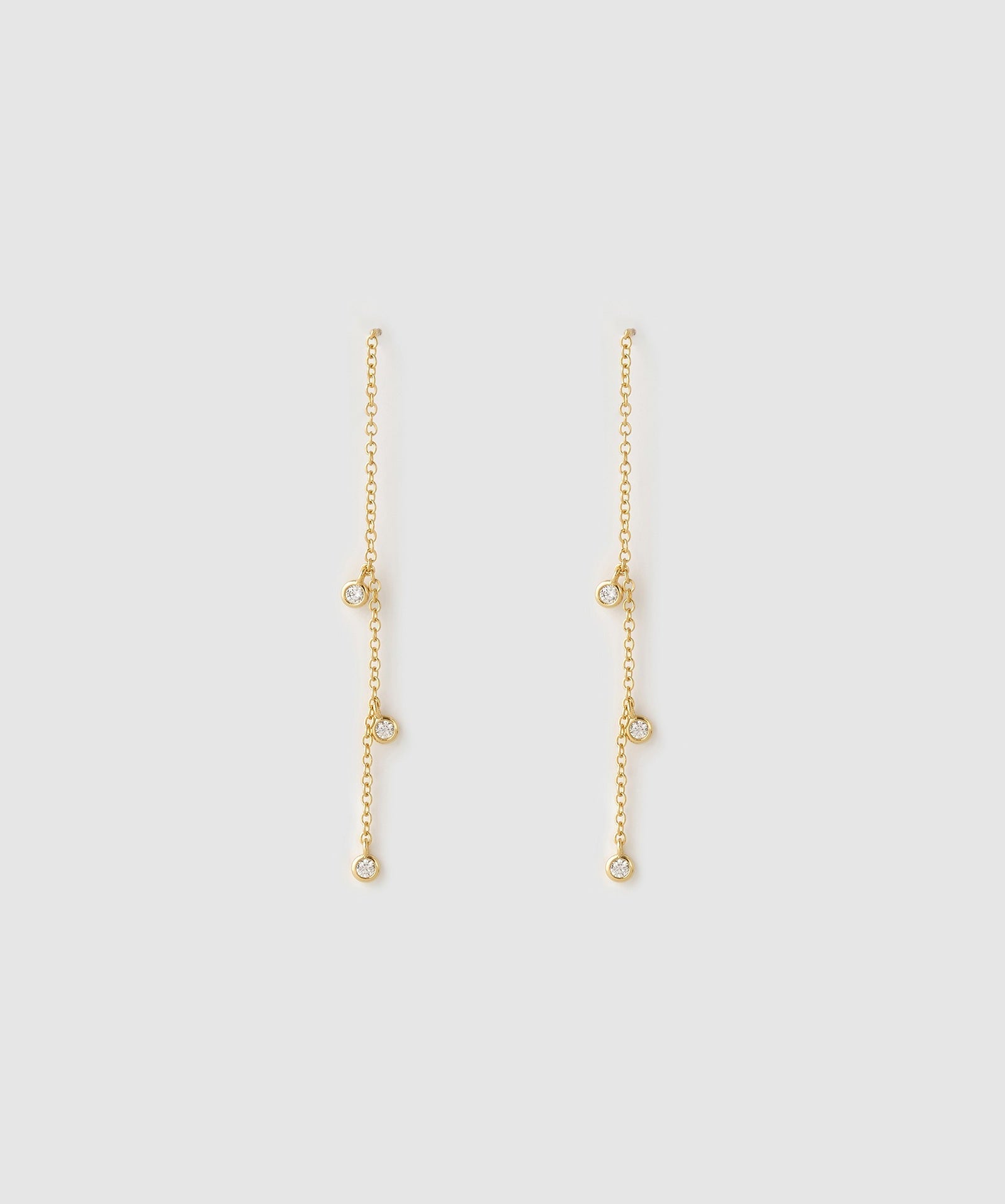 Brinco Corrente Cometa - Ouro 18K | SILLENE