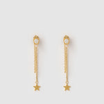 Brinco Corrente Estrela Starla - Ouro 18K | SILLENE