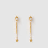 Brinco Corrente Estrela Starla - Ouro 18K | SILLENE