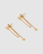 Brinco Corrente Estrela Starla - Ouro 18K | SILLENE
