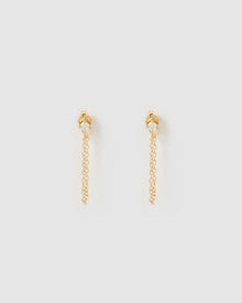 Brinco Corrente Mia - Ouro 18K | SILLENE