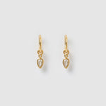 Brinco Daisy Esmeralda - Ouro 18K | SILLENE