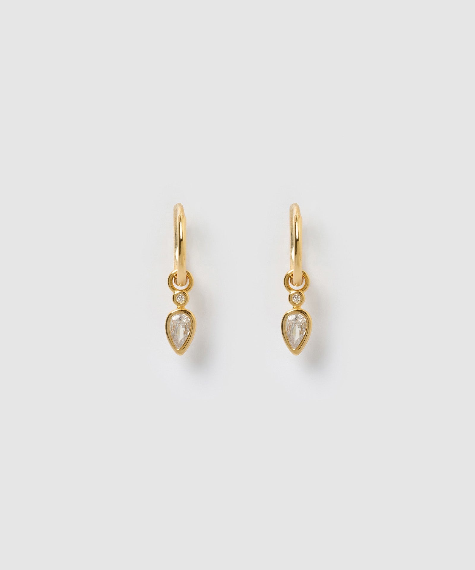 Brinco Daisy Esmeralda - Ouro 18K | SILLENE