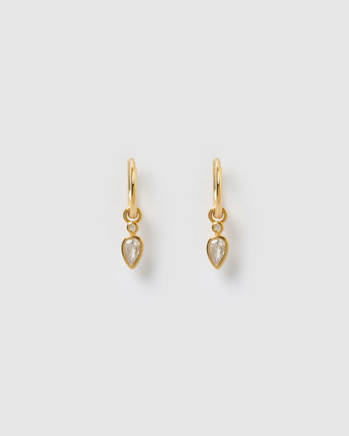 Brinco Daisy Esmeralda - Ouro 18K | SILLENE