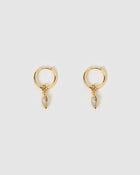 Brinco Daisy Esmeralda - Ouro 18K | SILLENE