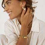 Brinco Delphine - Ouro 18K | SILLENE - uso