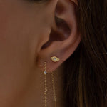 Brinco Elysian - Ouro 18K - detalhe 02 | SILLENE