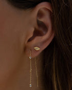 Brinco Elysian - Ouro 18K - detalhe 02 | SILLENE