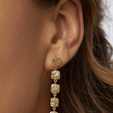 Brinco Emilia - Ouro 18K | SILLENE - uso