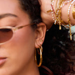 Brinco Estrela-do-Mar de Pino - Ouro 18K - detalhe 03 | SILLENE