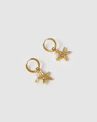 Brinco Estrela do Mar Laguna Pérola - Ouro 18K | SILLENE