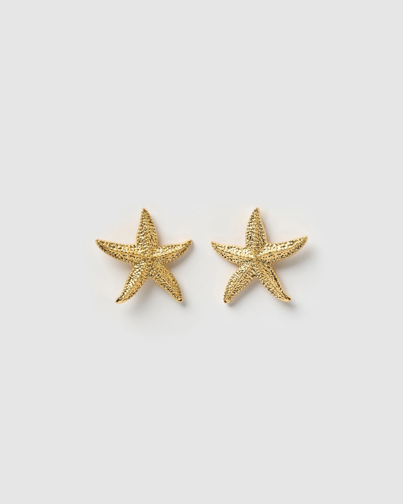 Brinco Estrela do Mar Mini Siesta - Ouro 18K | SILLENE
