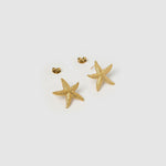 Brinco Estrela do Mar Mini Siesta - Ouro 18K | SILLENE