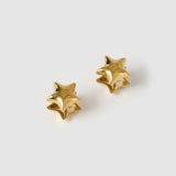 Brinco Estrela Radiante - Ouro 18K | SILLENE