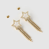 Brinco Estrela Starburst - Ouro 18K | SILLENE