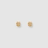 Brinco Ferradura da Sorte com Zircônia - Ouro 18K | SILLENE