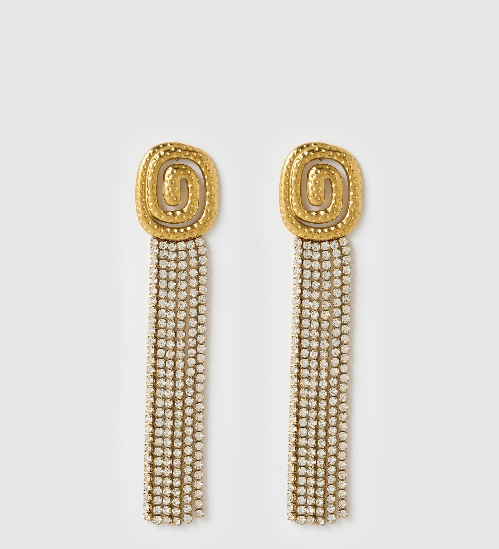 Brinco Franjas Miley - Ouro 18K | SILLENE