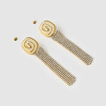 Brinco Franjas Miley - Ouro 18K | SILLENE