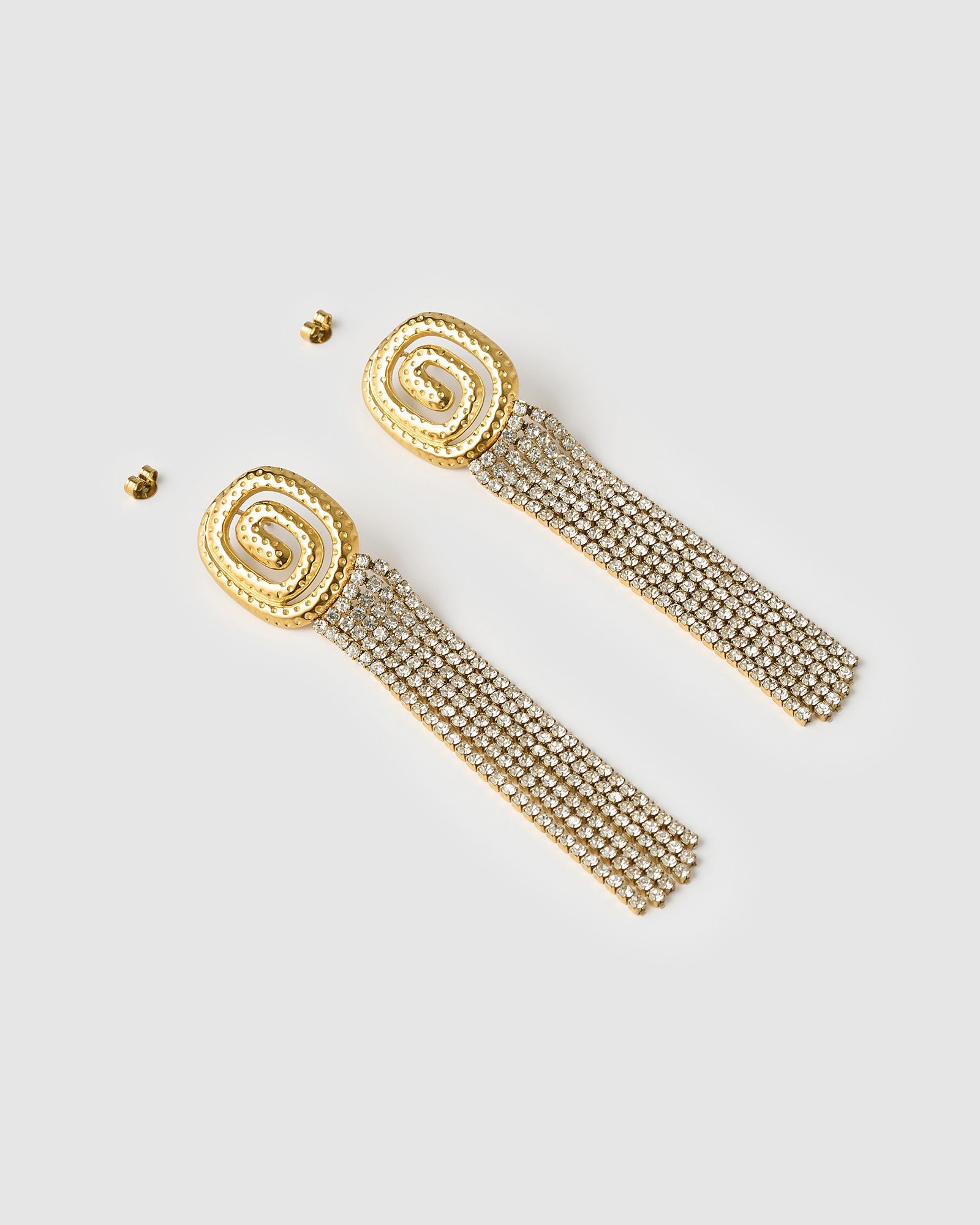 Brinco Franjas Miley - Ouro 18K | SILLENE