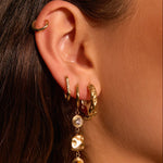 Brinco Indie - Ouro 18K | SILLENE - uso