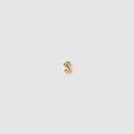 Brinco Inicial Unitário - Ouro 18K | SILLENE - Letra S