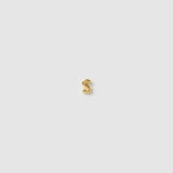 Brinco Inicial Unitário - Ouro 18K | SILLENE - Letra S